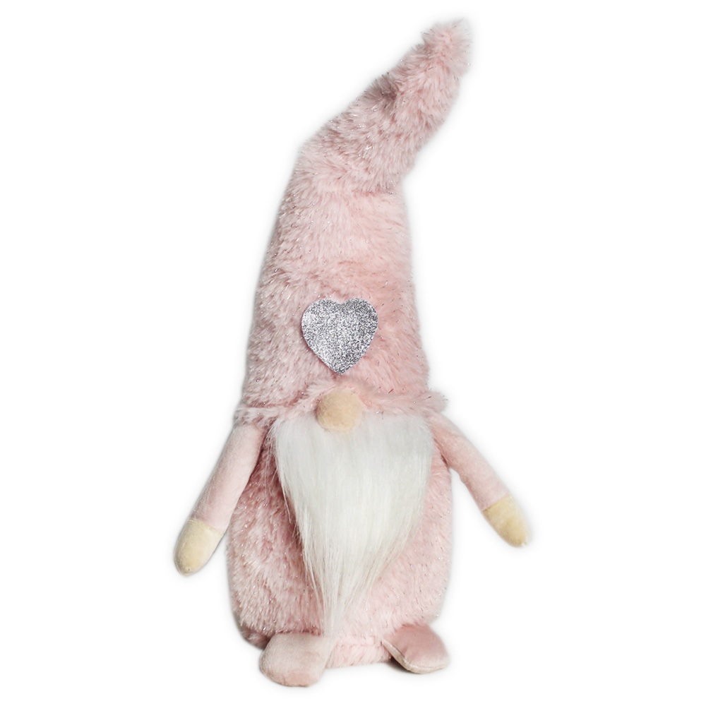 Skřítek textil 35cm růžová